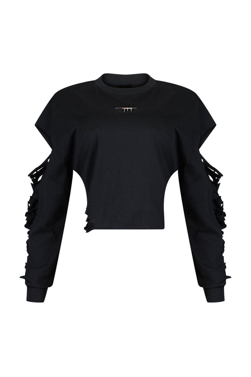 Rylee Oversized Metal Trim Top