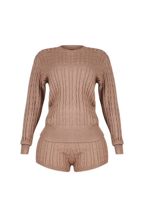 Warm Whisper Sweater Top & Skirt SET