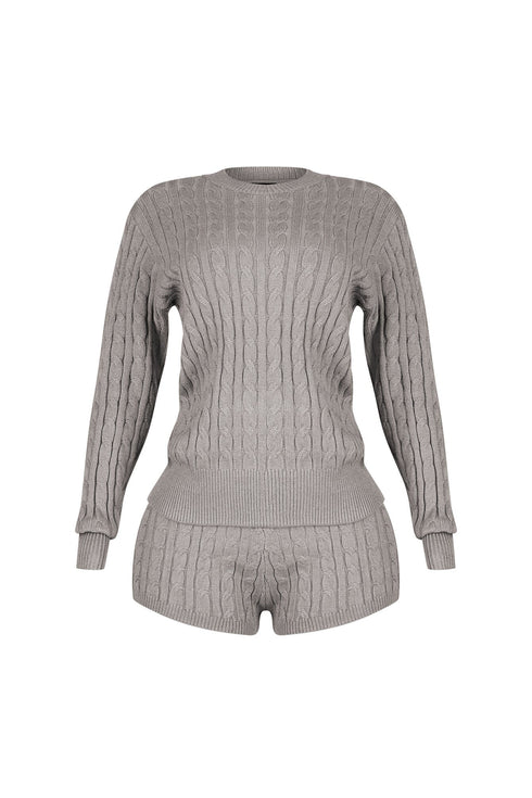 Warm Whisper Sweater Top & Skirt SET