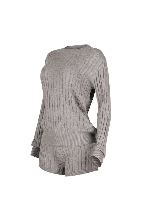 Warm Whisper Sweater Top & Skirt SET