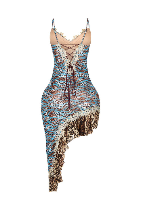 Dangerous Asymmetrical Maxi Dress