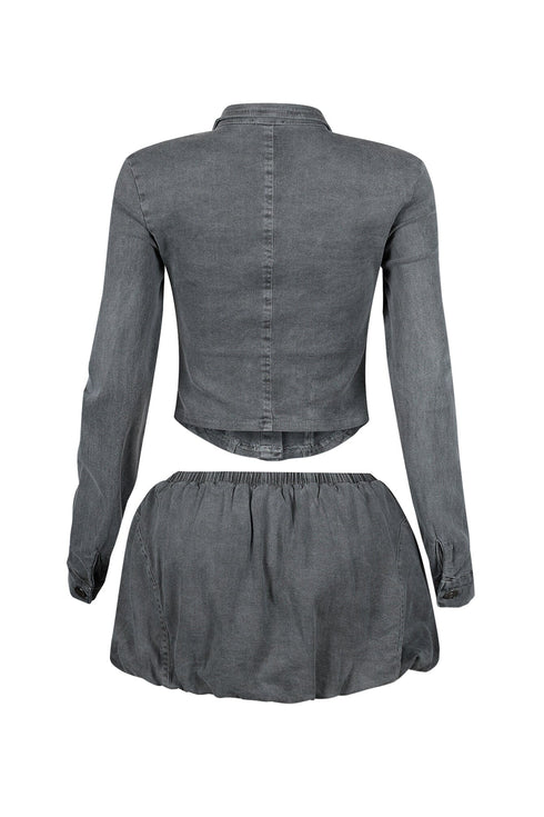 Ophelia Cotton Twill Jacket & Skirt SET