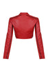 Fall For You PU Crop Jacket