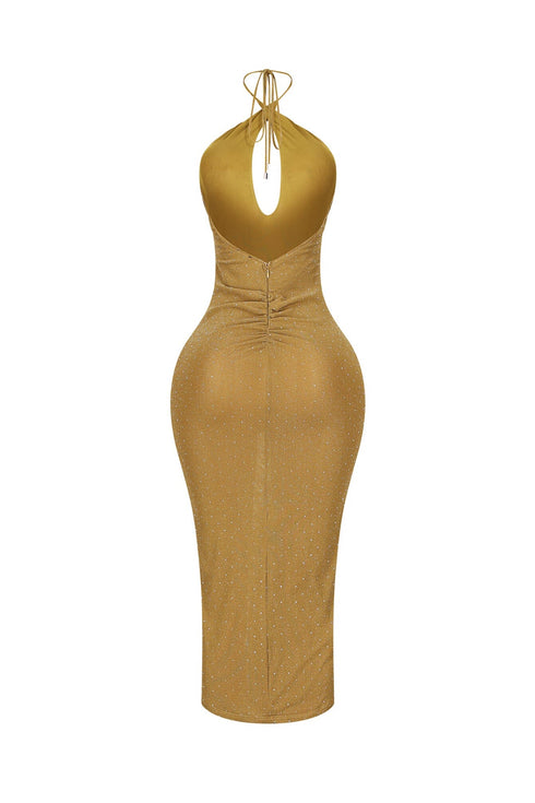 Starlit Straps Midi Dress