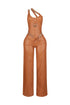 Strapped Luxe One Shoulder Jumpsuit
