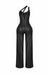 Strapped Luxe One Shoulder Jumpsuit