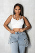Baseform Double Strappy Crop Top