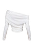 Angelina Off Shoulder Ruched Top