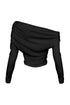 Angelina Off Shoulder Ruched Top