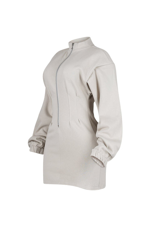 Minato Long Sleeve Scuba Dress