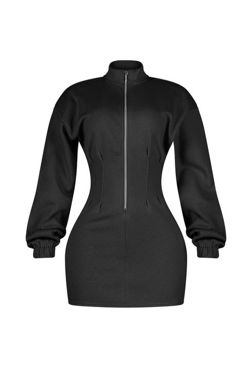 Minato Long Sleeve Scuba Dress