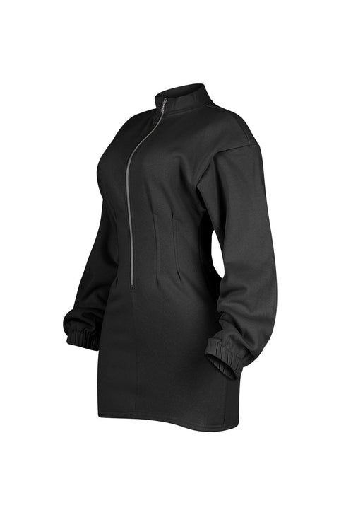 Minato Long Sleeve Scuba Dress