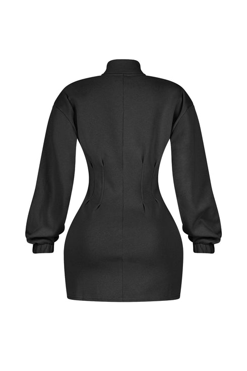 Minato Long Sleeve Scuba Dress