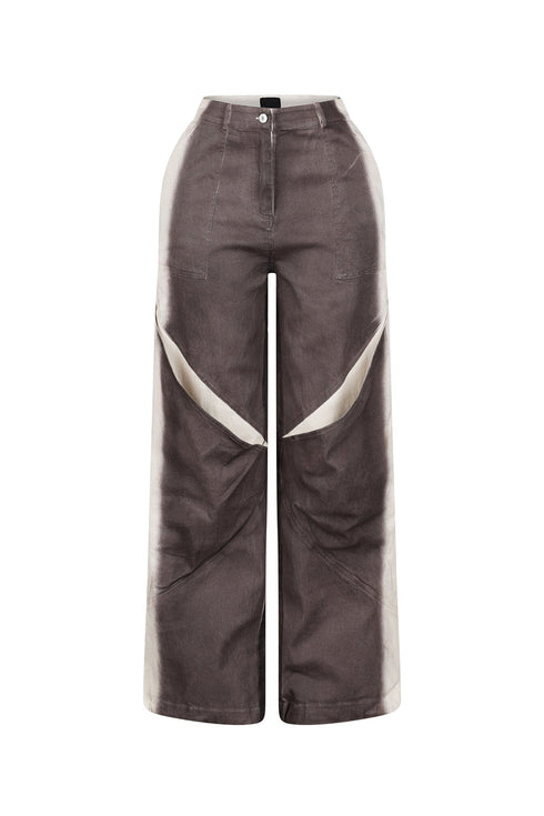 Canvas Mist Airbrushed Baggy Pants