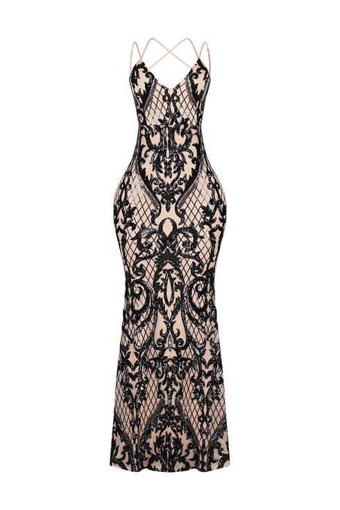 Party Perfect Sequin Maxi Dress