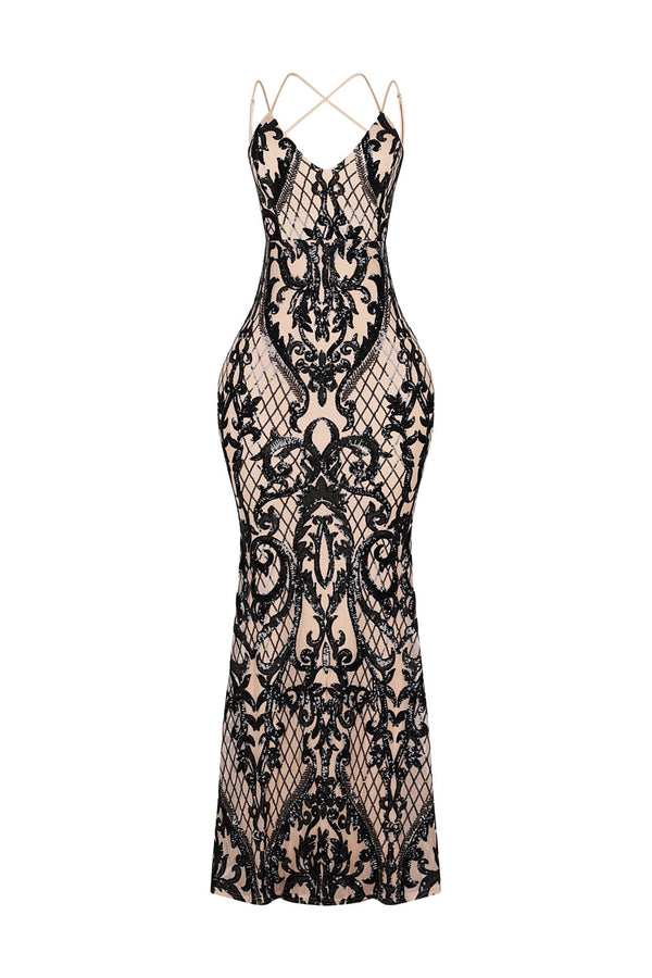 Party Perfect Sequin Maxi Dress