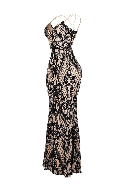 Party Perfect Sequin Maxi Dress