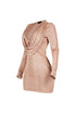 Maelle Long Sleeve Glitter Dress