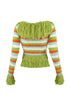 Keep It Up Multi Stripe Sweater Top
