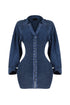 Natasha Mineral Washed Corset Mini Dress