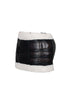 Victoria Faux Leather Belted Mini Skirt