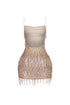 Attractive Sequin Fringe Mini Dress
