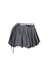 Denis Woven Bubble Skort With String