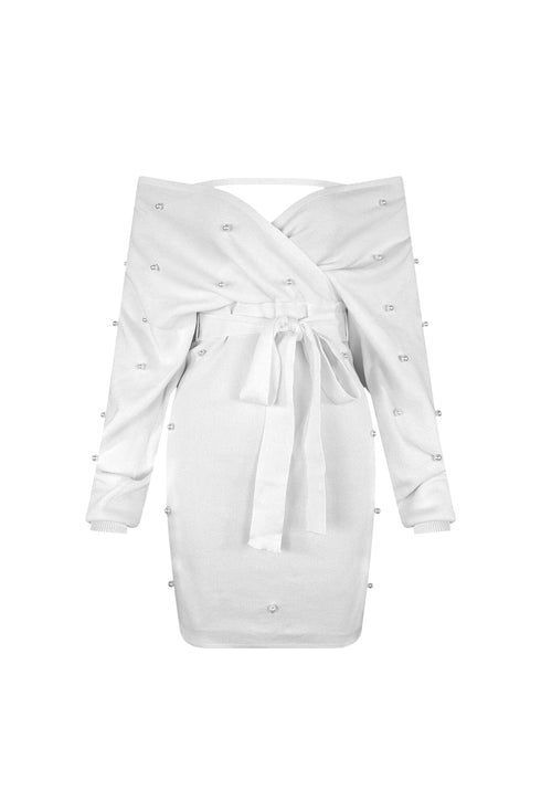 Tiffany Pearl Sweater Dress