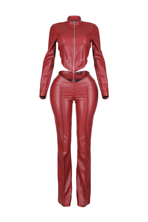 MC Iconic PU Jacket & Pants SET