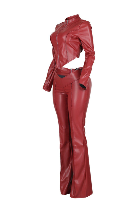 MC Iconic PU Jacket & Pants SET