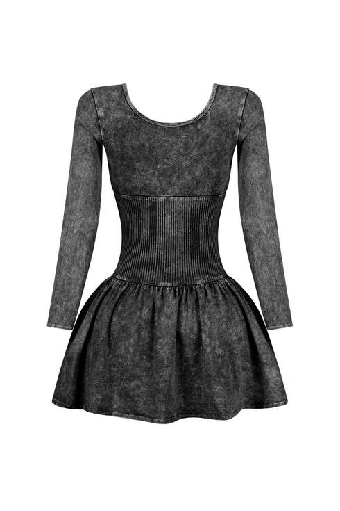 Chelsea Mineral Washed Corset Mini Dress
