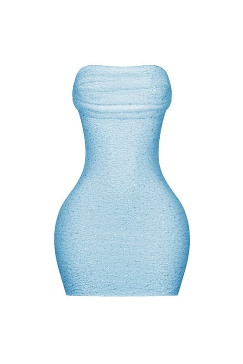 Greer Mesh Beaded Mini Dress