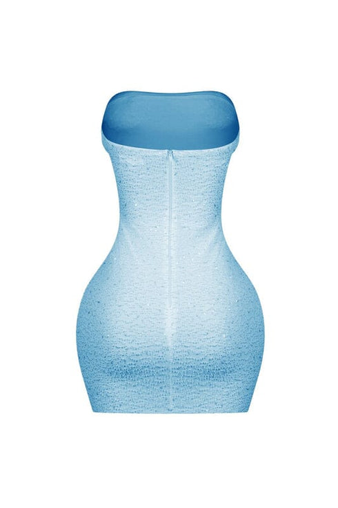 Greer Mesh Beaded Mini Dress