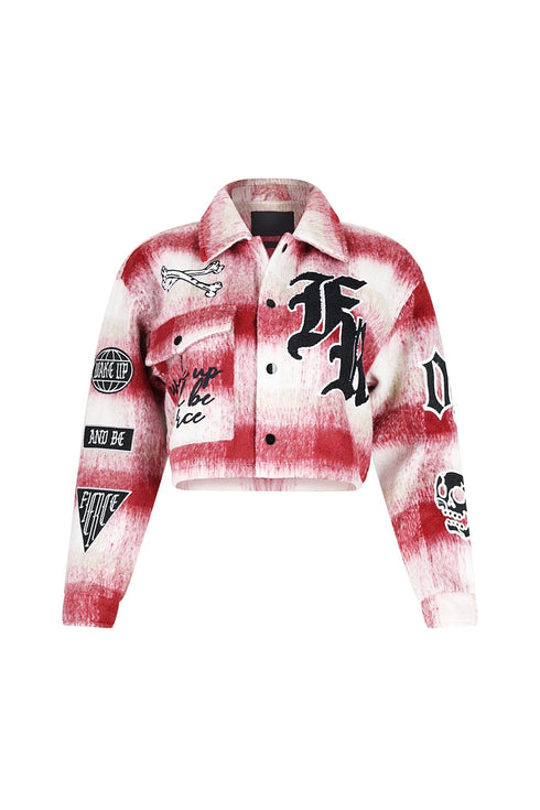 Rule The Streets Fuzzy Cropped Jacket