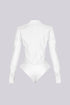 Own Me V Neck Long Sleeve Polo Bodysuit