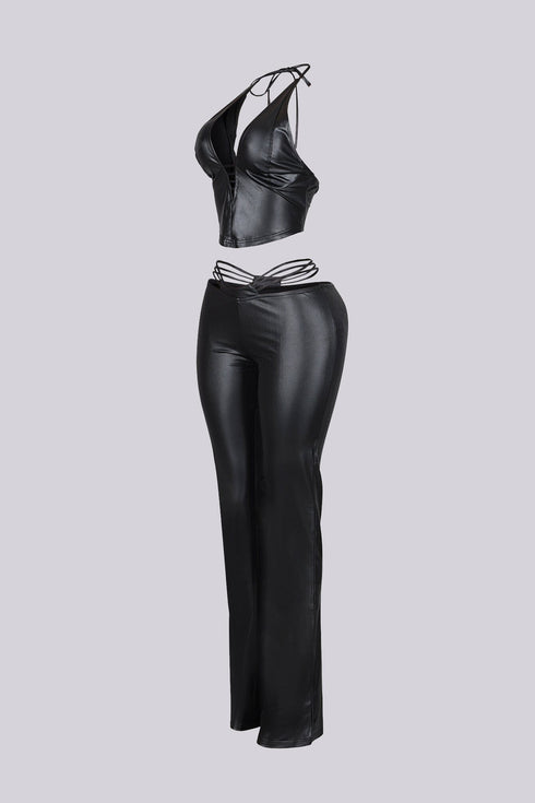 Malina Halter Top & Pants SET