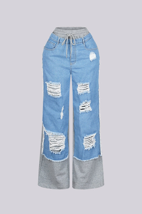 Glide Denim Fleece Pants