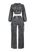 Aniston Mineral Washed Hoodie & Pants SET
