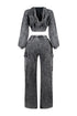 Aniston Mineral Washed Hoodie & Pants SET
