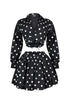 Kiara Polka Dot Top & Skirt SET