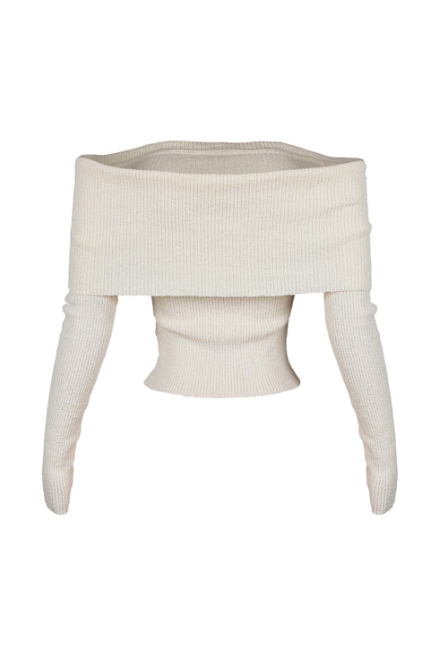 Jelena Off Shoulder Sweater Top