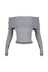 Jelena Off Shoulder Sweater Top