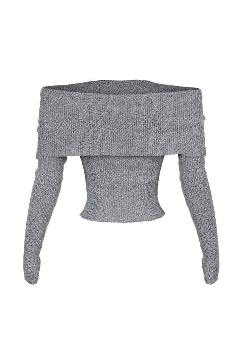 Jelena Off Shoulder Sweater Top