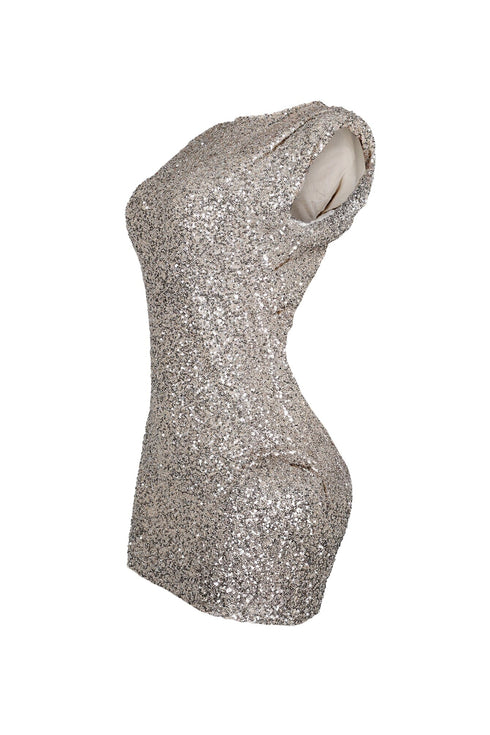 Time To Sparkle Padded Mini Dress