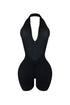 Keli Halter Neck Zip Up Romper