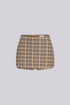 Wander Cozy Plaid Mini Skirt