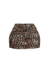 Giana Leopard Mini Skirt With Belt