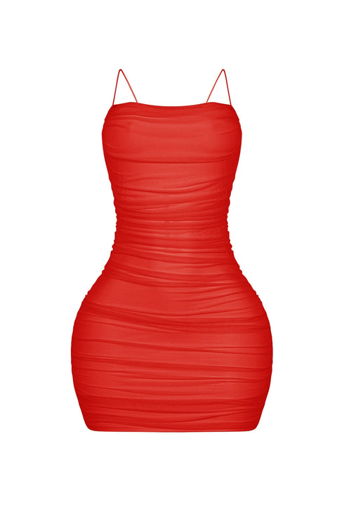 Kimberly Mesh Mini Dress