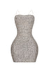 Mya Sequin Ruched Mini Dress