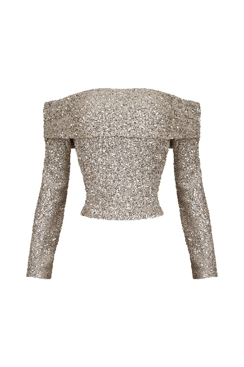 Emely Off Shoulder Sequin Top